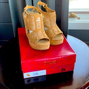 Carlos Santana wedge sandals